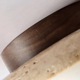 Kivi Travertine Ceiling Light