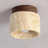 Kivi Travertine Ceiling Light