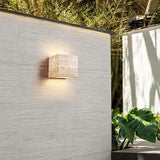 Flint Travertine Wall Light