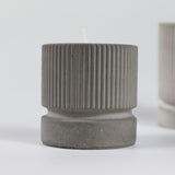 Teneo Pillar Concrete Tea Light