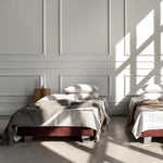 Natural Scandinavian Gotland Wool Throw Blanket - Grey - Broxle
