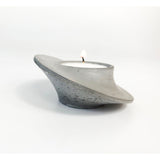 Alecta Grey Tea Light Holder - Broxle