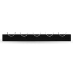 Vega Wall Coat Rack - Black - Broxle