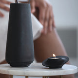 Alecta Grey Tea Light Holder - Broxle