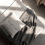 Natural Scandinavian Gotland Wool Throw Blanket - Grey - Broxle