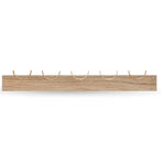 Vega Wall Coat Rack - Oak Wood - Broxle