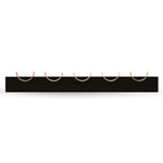 Vega Wall Coat Rack - Black - Broxle