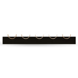 Vega Wall Coat Rack - Black - Broxle
