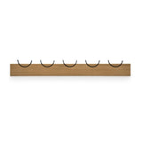 Vega Wall Coat Rack - Oak Wood - Broxle