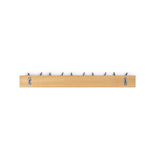 Vega Wall Coat Rack - Oak Wood - Broxle
