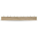 Vega Wall Coat Rack - Oak Wood - Broxle