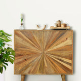 Dawn Sideboard Cabinet, Solid Oak - Broxle
