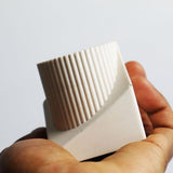 Sarrel Pillar Candle Holder - Natural - Broxle