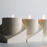 Sarrel Pillar Candle Holder - Natural - Broxle