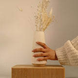 Layered Cicero Vase - Natural - Broxle