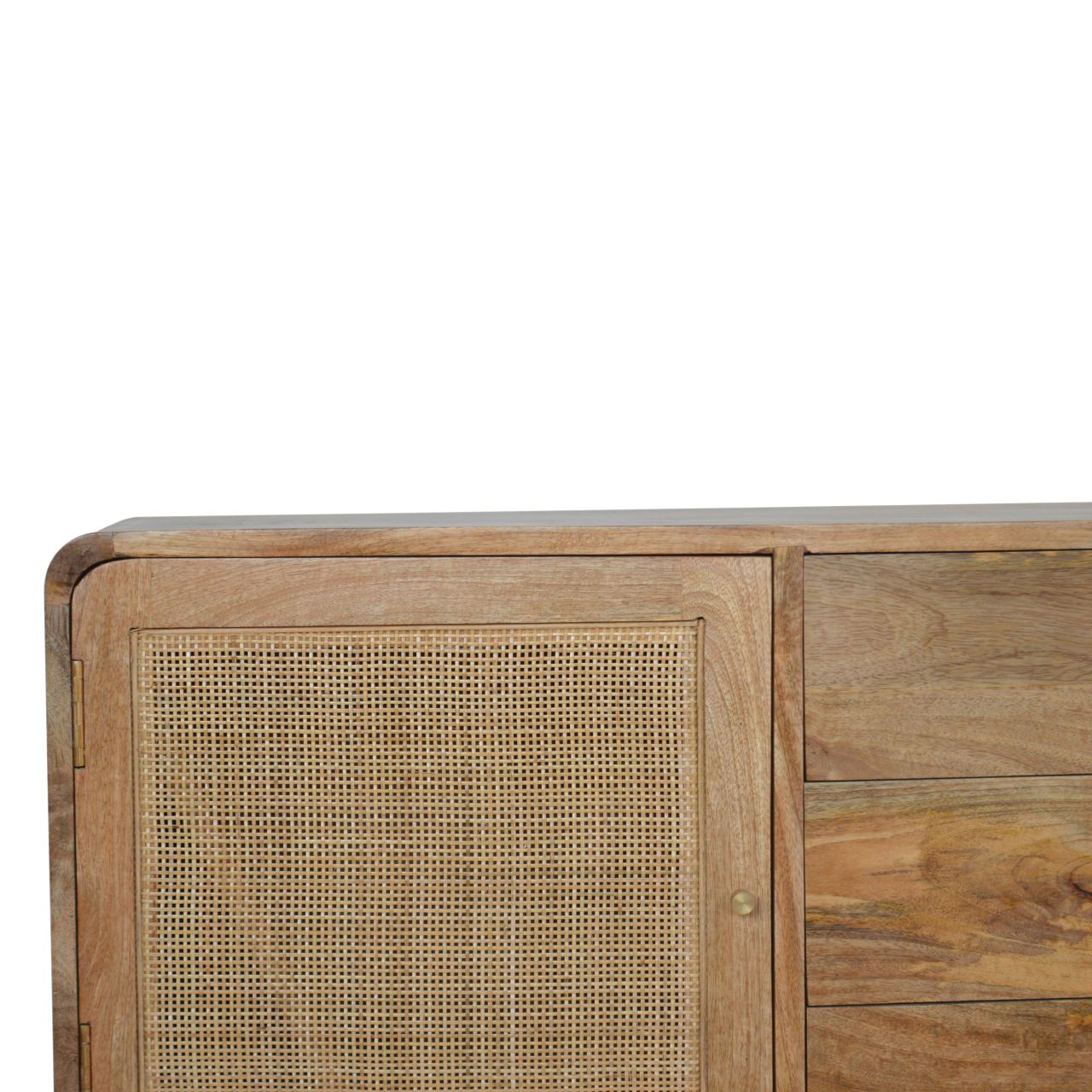 Presley Sideboard, Natural Woven Rattan - Broxle