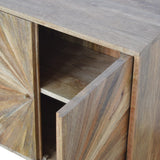 Dawn Sideboard Cabinet, Solid Oak - Broxle