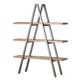The Architect Display Shelf, Natural Pine Wood - Broxle