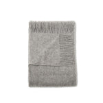 Natural Scandinavian Gotland Wool Throw Blanket - Grey - Broxle