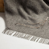 Natural Scandinavian Gotland Wool Throw Blanket - Grey - Broxle