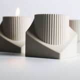 Sarrel Pillar Candle Holder - Natural - Broxle
