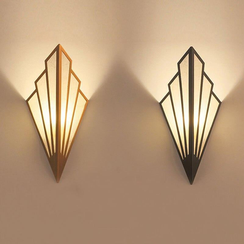 Marilyn - Post-modern Minimalist Diamond Fabric Wall Sconce - Broxle