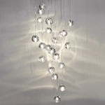 Ava - Modern Nordic Hanging Crystal Ball Pendant Lights - Broxle