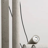 Solon - Engraved Retro Hanging Cement Pendant Light - Broxle