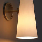 Minimalist Milk Glass Wall Sconce - Broxle