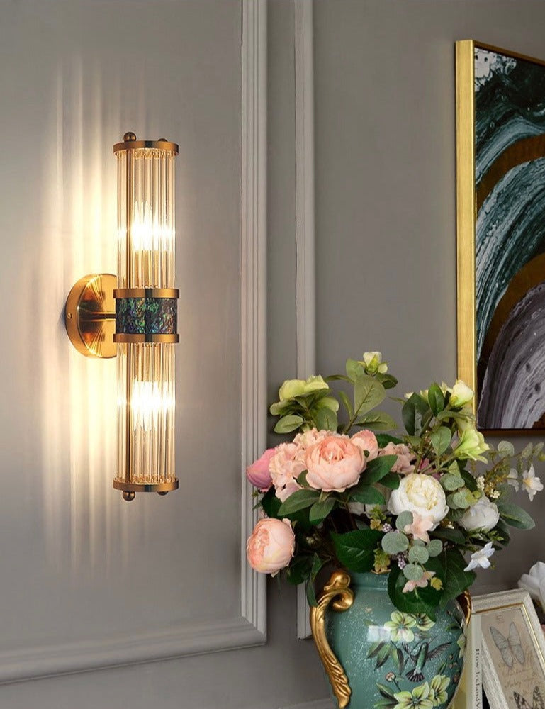 Giana - Nordic Crystal Minimalist Wall Sconce - Broxle