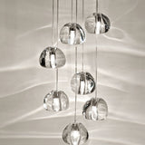 Ava - Modern Nordic Hanging Crystal Ball Pendant Lights - Broxle