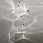 Ava - Modern Nordic Hanging Crystal Ball Pendant Lights - Broxle