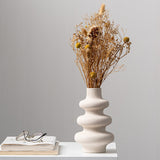 Bibury Beige Ceramic Vase - Broxle