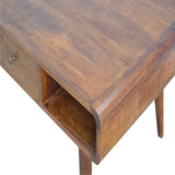 Coffee Table, Curved Chestnut - Broxle