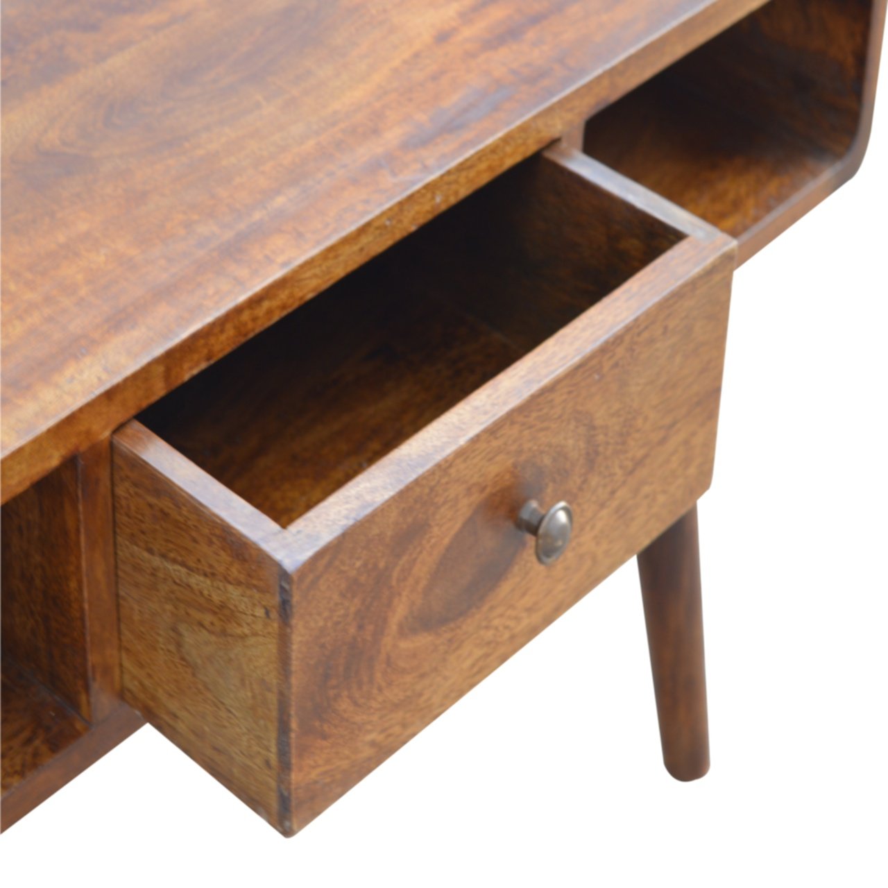 Coffee Table, Curved Chestnut - Broxle