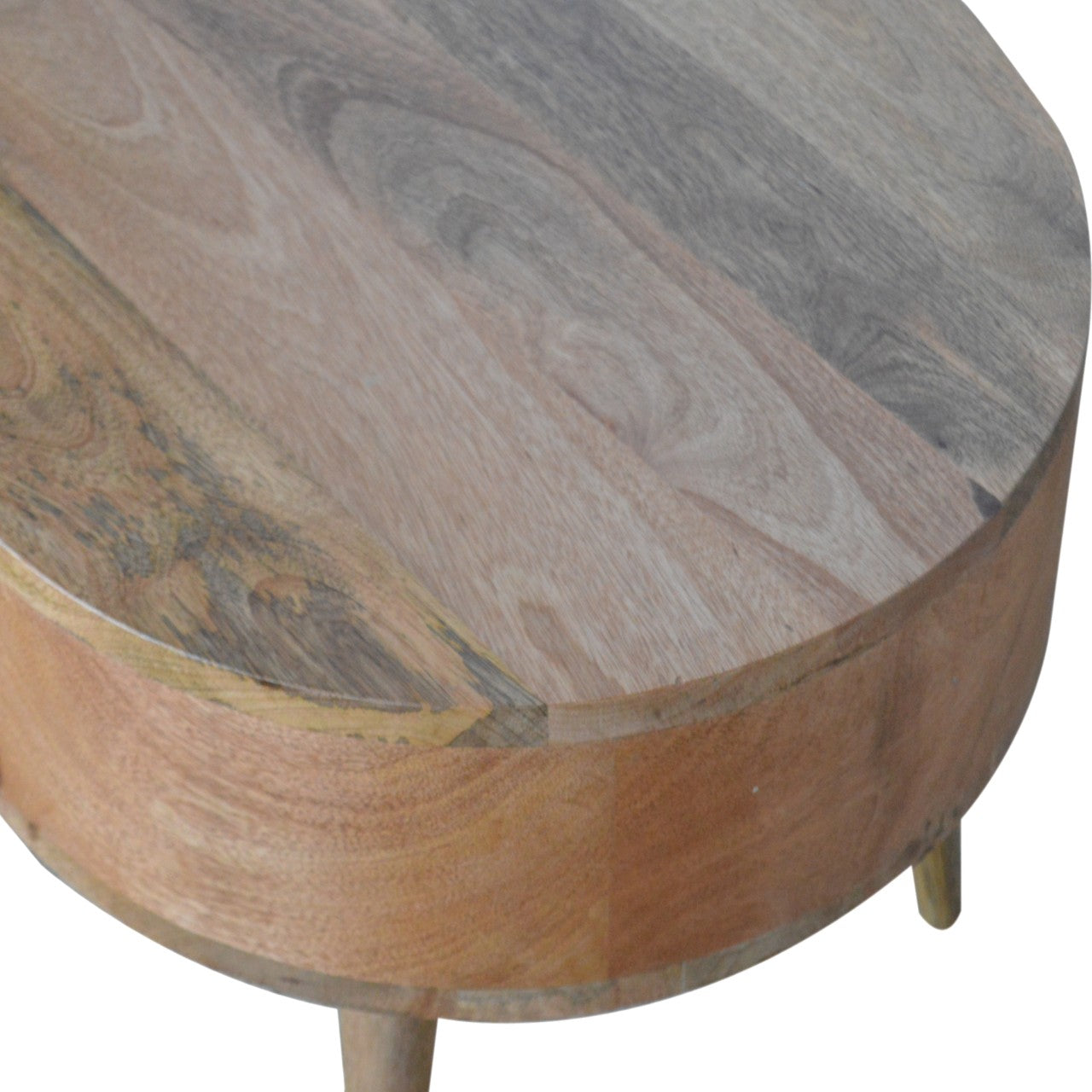 Parker Coffee Table, Timeless Rounded Solid Oak - Broxle