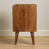 Adeline Abstract Bedside Table