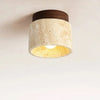 Load image into Gallery viewer, Kivi - Organic Travertine Minimalist Ceiling Light