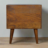 Reo Chestnut Bedside Table