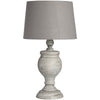 Caius Table Lamp, Wood & Linen