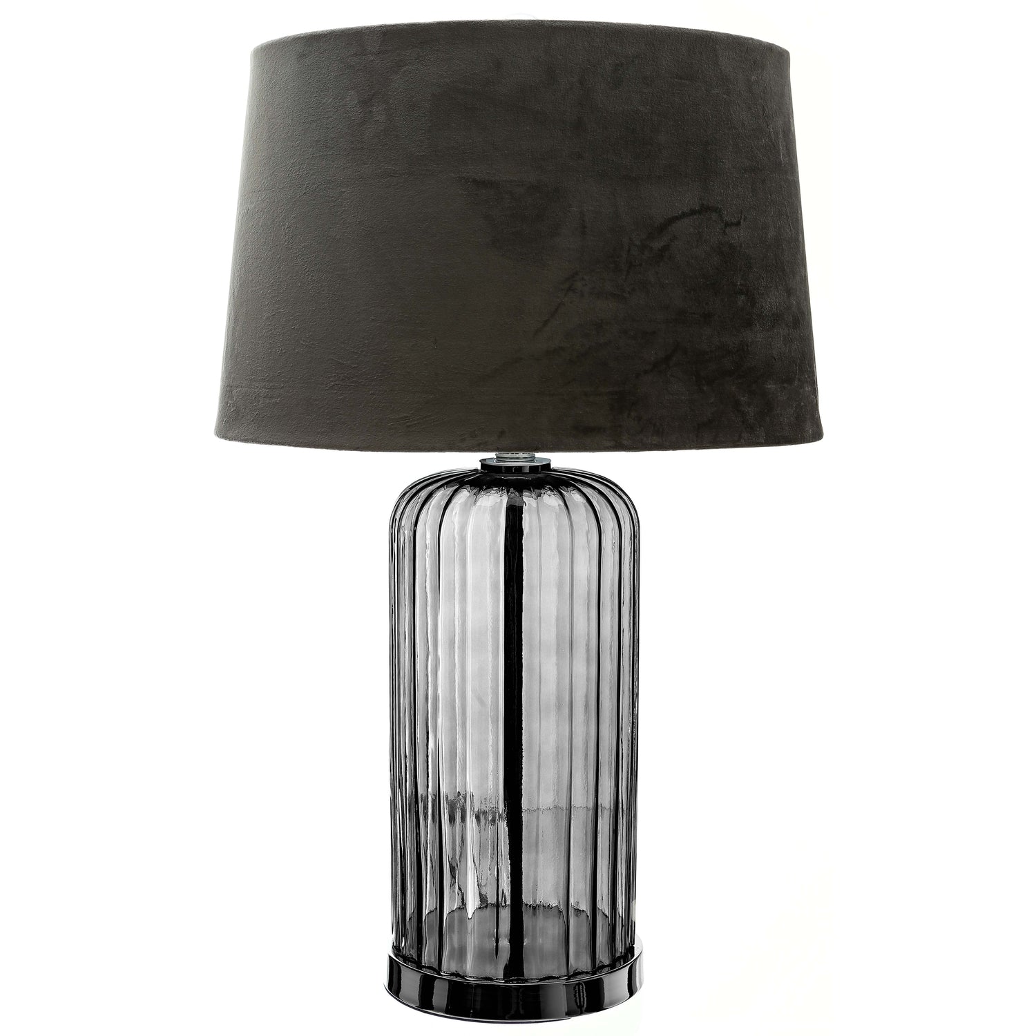 Genoa Table Lamp, Metallic Glass