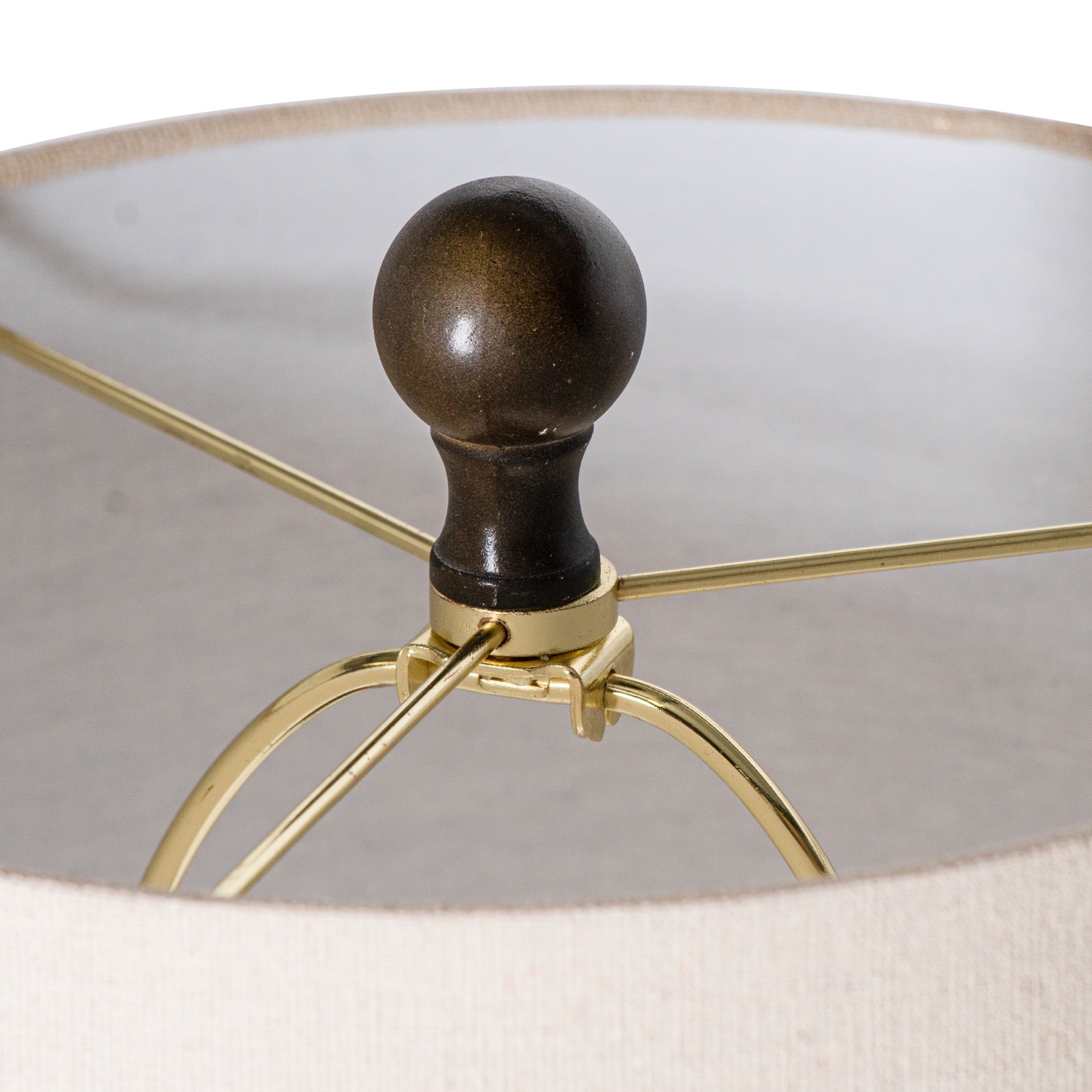 Itri Table Lamp, Linen Shade