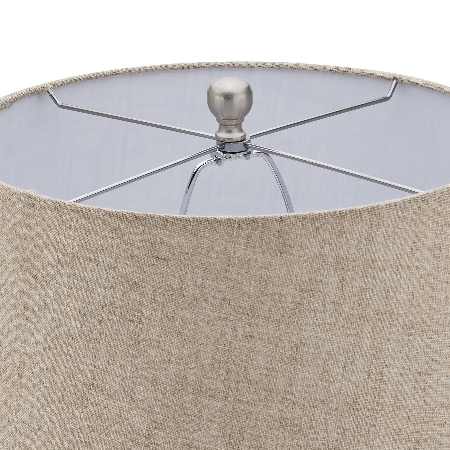 Sirius Table Lamp, Ceramic & Linen
