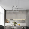 Danica - Modern Minimalist LED Ring Strip Chandelier