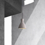 Terrazo -  Industrial Art Deco Stone Pendant Light - Broxle