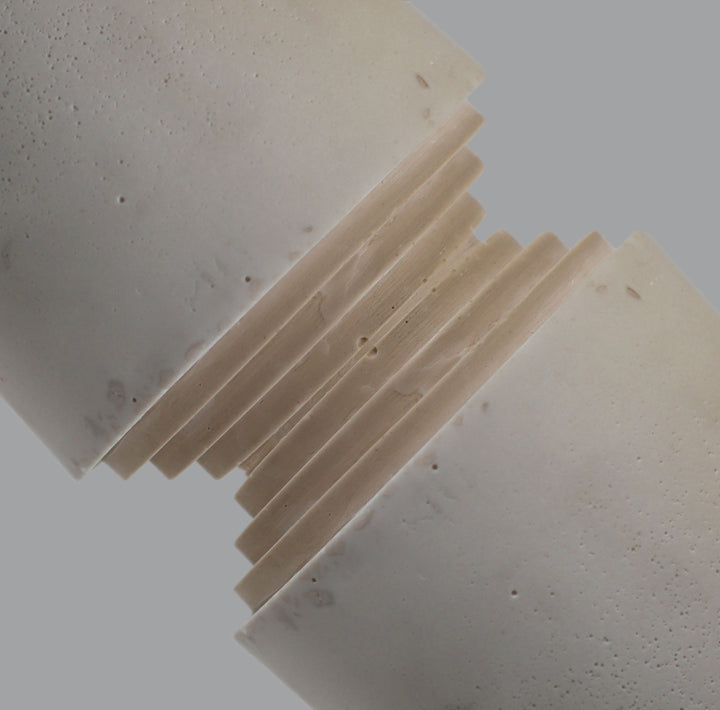 Layered Cicero Vase - Natural - Broxle