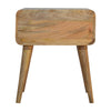 Harlow Bedside Table, Natural Woven Rattan - Broxle