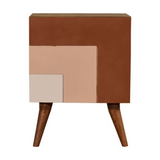 Montcalm Brown Wooden Bedside Table From Broxle