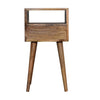 Load image into Gallery viewer, Minnie Bedside Table, Oak &amp; Hand Painted Cherry Red