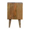 Dawn Bedside Table, Solid Oak - Broxle